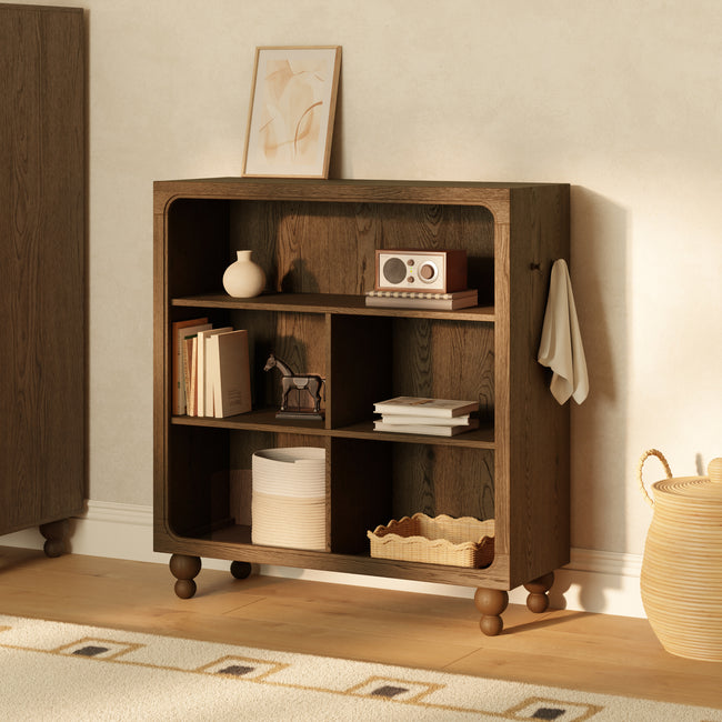 M33314TE,Babyletto,Nate Berkus x Babyletto Astre Assembled Bookcase in Toffee