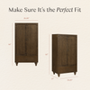 M33329TE,Babyletto,Nate Berkus x Babyletto Astre Assembled Armoire in Toffee