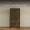 M33329TE,Babyletto,Nate Berkus x Babyletto Astre Assembled Armoire in Toffee