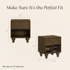 M33360TE,Babyletto,Nate Berkus x Babyletto Astre Nightstand in Toffee