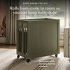 M33380AE,Babyletto,Nate Berkus x Babyletto Astre All-Stages® Crib w/Bassinet & Toddler Bed Kits in Archival Elm