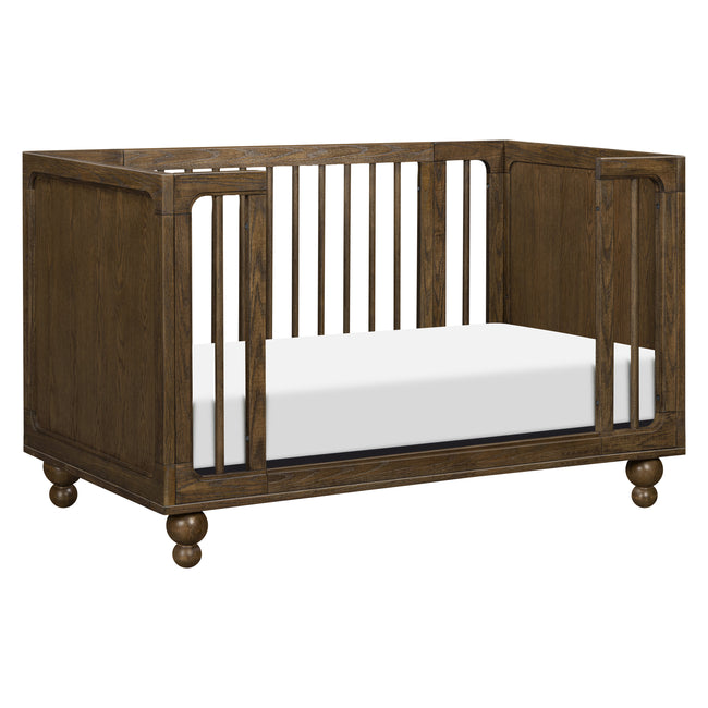 M33380TE,Babyletto,Nate Berkus x Babyletto Astre All-Stages® Crib w/Bassinet & Toddler Bed Kits in Toffee