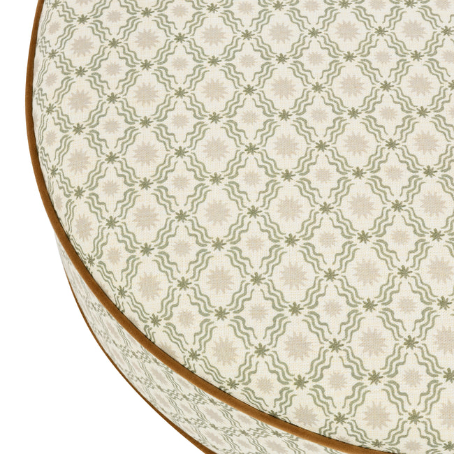 M33385OSRCTF,Babyletto,Nate Berkus x Babyletto Astre Ottoman in Perf Olive Star Eco-Crossweave w/Toffee feet