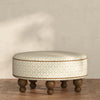 M33385OSRCTF,Babyletto,Nate Berkus x Babyletto Astre Ottoman in Perf Olive Star Eco-Crossweave w/Toffee feet