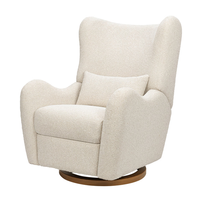M34288PSWTB,Babyletto,Nate Berkus x Babyletto Westham Power Recliner in Performance Powder Slub Weave w/Toffee Base