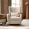 M34288PSWTB,Babyletto,Nate Berkus x Babyletto Westham Power Recliner in Performance Powder Slub Weave w/Toffee Base