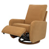 M34688PSVTB,Babyletto,Petal Glider Recliner w/Electronic Control and USB in Performance Sienna Velvet w/ Toffee Wood Base