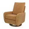 M34688PSVTB,Babyletto,Petal Glider Recliner w/Electronic Control and USB in Performance Sienna Velvet w/ Toffee Wood Base