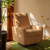 M34688PSVTB,Babyletto,Petal Glider Recliner w/Electronic Control and USB in Performance Sienna Velvet w/ Toffee Wood Base
