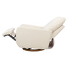 M34688PWBTB,Babyletto,Petal Glider Recliner w/Electronic Control and USB in Performance Ivory Boucle w/ Toffee Wood Base