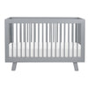 M4201G,Babyletto,Hudson 3-in-1 Convertible Crib w/Toddler Bed Conversion Kit in Grey Finish