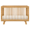 M4201HY,Babyletto,Hudson 3-in-1 Convertible Crib w/Toddler Bed Conversion Kit in Honey Finish