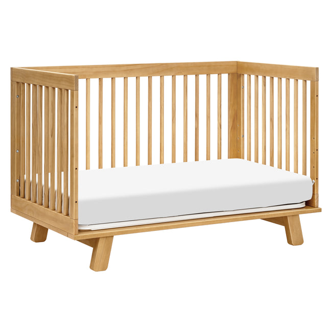 M4201HY,Babyletto,Hudson 3-in-1 Convertible Crib w/Toddler Bed Conversion Kit in Honey Finish