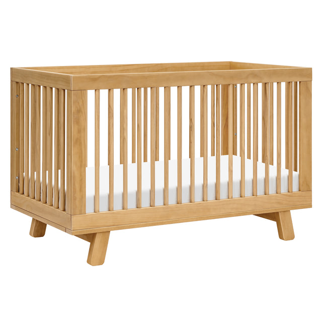 M4201HY,Babyletto,Hudson 3-in-1 Convertible Crib w/Toddler Bed Conversion Kit in Honey Finish