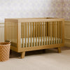 M4201HY,Babyletto,Hudson 3-in-1 Convertible Crib w/Toddler Bed Conversion Kit in Honey Finish