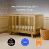 M4201HY,Babyletto,Hudson 3-in-1 Convertible Crib w/Toddler Bed Conversion Kit in Honey Finish