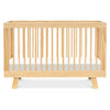 M4201N,Babyletto,Hudson 3-in-1 Convertible Crib w/Toddler Bed Conversion Kit in Natural Finish
