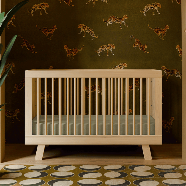 M4201N,Babyletto,Hudson 3-in-1 Convertible Crib w/Toddler Bed Conversion Kit in Natural Finish