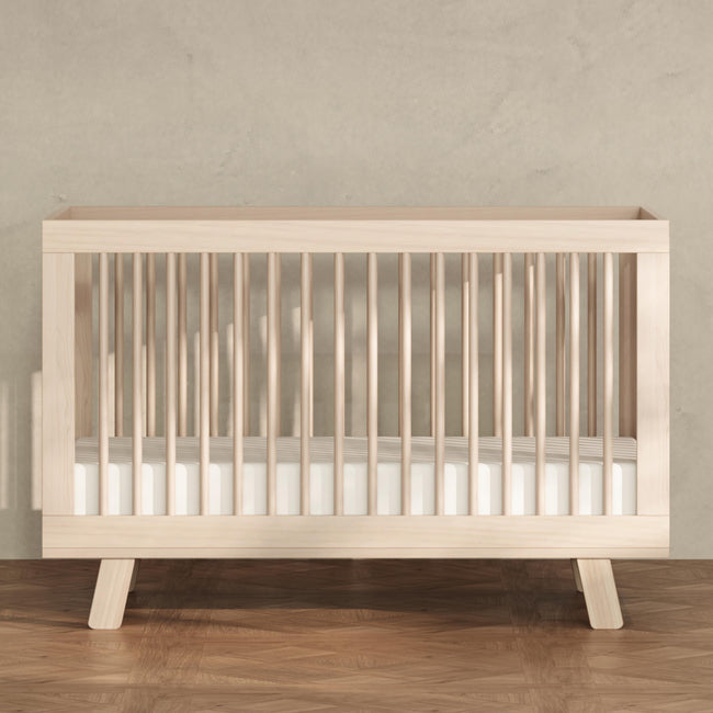 M4201NX,Babyletto,Hudson 3-in-1 Convertible Crib w/Toddler Bed Conversion Kit in Washed Natural