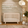 M4201NX,Babyletto,Hudson 3-in-1 Convertible Crib w/Toddler Bed Conversion Kit in Washed Natural