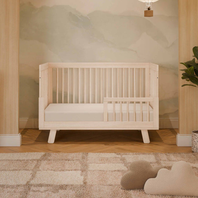 M4201NX,Babyletto,Hudson 3-in-1 Convertible Crib w/Toddler Bed Conversion Kit in Washed Natural