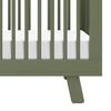 M4201OL,Babyletto,Hudson 3-in-1 Convertible Crib w/Toddler Bed Conversion Kit in Olive