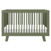M4201OL,Babyletto,Hudson 3-in-1 Convertible Crib w/Toddler Bed Conversion Kit in Olive