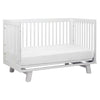 M4201W,Babyletto,Hudson 3-in-1 Convertible Crib w/Toddler Bed Conversion Kit in White Finish