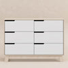 M4216NXW,Babyletto,Hudson 6-Drawer Double Dresser  Assembled in Washed Natural and White