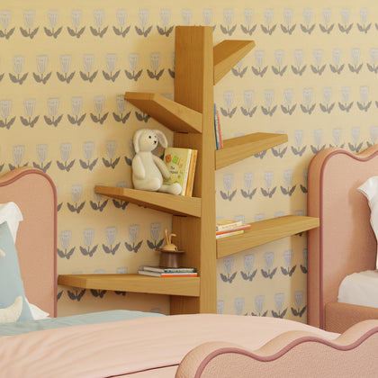M4626HY,Babyletto Kids,Spruce Tree Bookcase in Honey