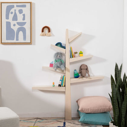 M4626NX,Babyletto Kids,Spruce Tree Bookcase in Washed Natural Finish