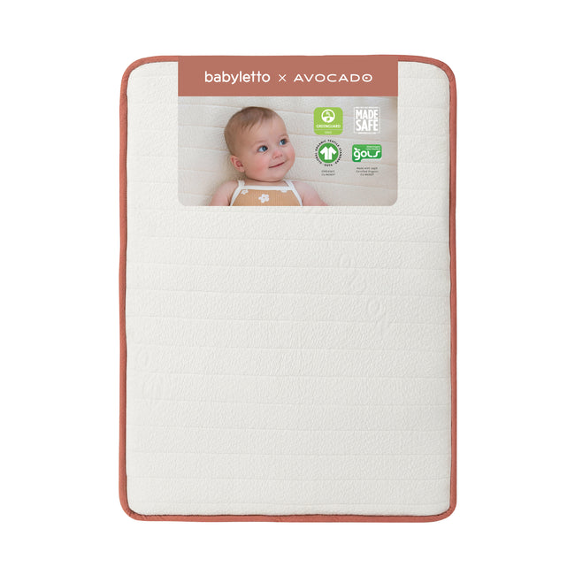 M53103A,Babyletto,Babyletto x Avocado Organic Mini Crib Mattress 100% Nontoxic