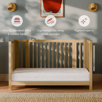M5321C,Babyletto,Pure Core Non-Toxic Crib Mattress with Hybrid Cover