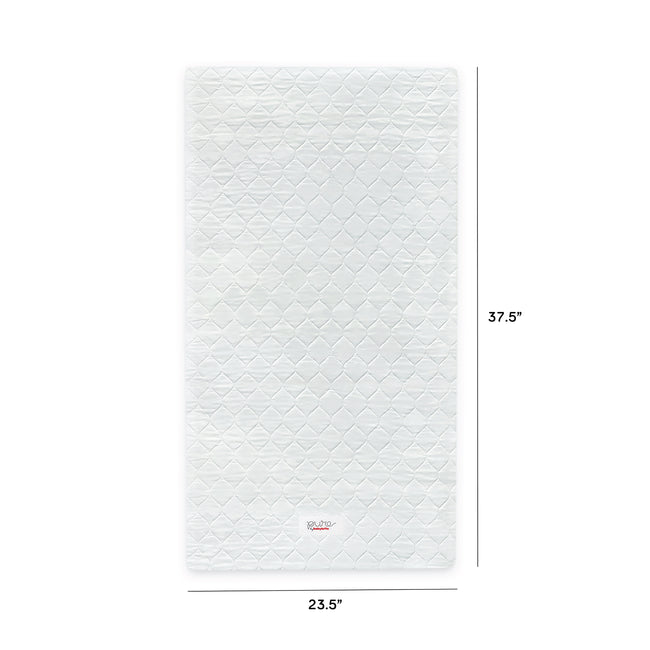 M5346C,Babyletto,Pure Core Non-Toxic Mini Crib Mattress with Hybrid Cover