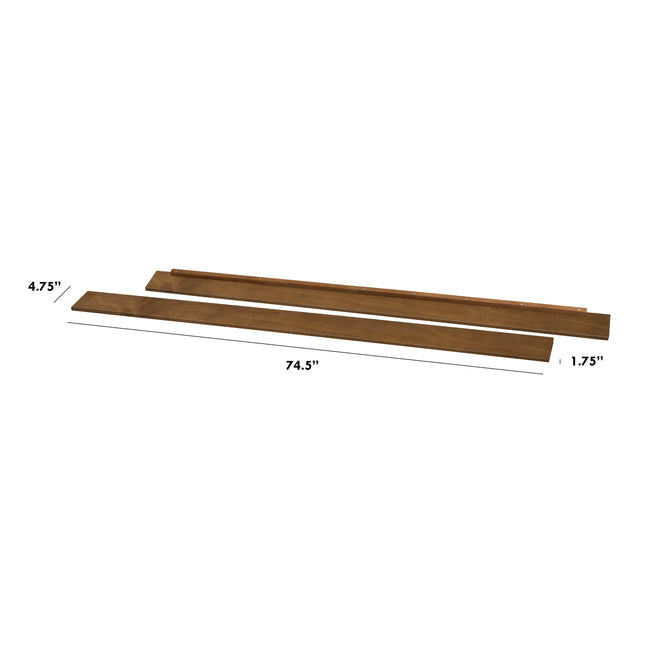 M5789NL,The MDB Family,Hidden Hardware Twin/Full Size Bed Conversion Kit in Natural Walnut