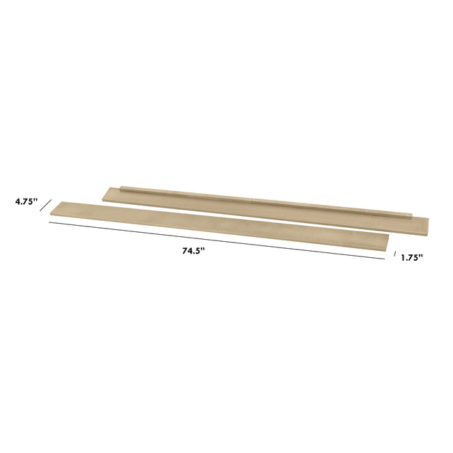 M5789WP,The MDB Family,Hidden Hardware Twin/Full Size Bed Conversion Kit in Washed Pine