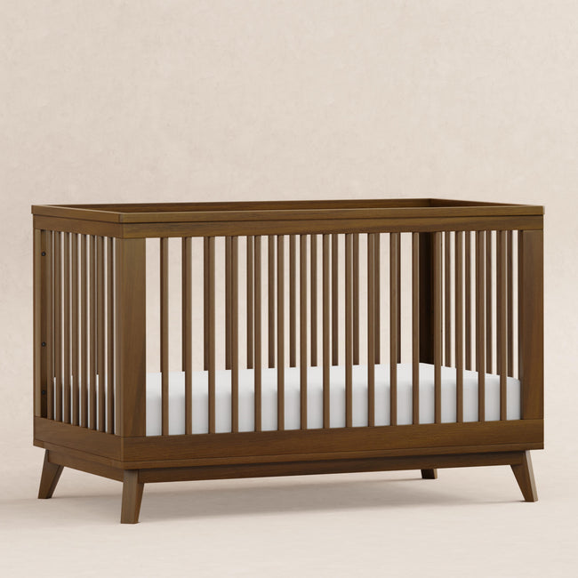 M5801NL,Babyletto,Scoot 3-in-1 Convertible Crib w/Toddler Bed Conversion Kit in Natural Walnut