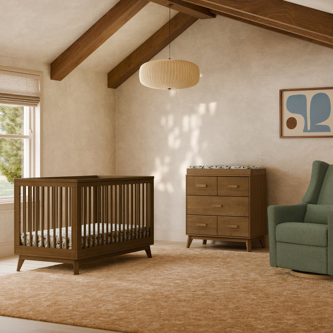 crib and dresser Margot Nursery Set (Crib + 6 Drawer Dresser) but also a little style Denman 2 Piece Nursery Set