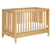 M6601HY,Babyletto,Maki Full-Size Folding Crib w/ Toddler Bed Conversion Kit in Honey