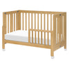M6601HY,Babyletto,Maki Full-Size Folding Crib w/ Toddler Bed Conversion Kit in Honey