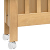 M6601HY,Babyletto,Maki Full-Size Folding Crib w/ Toddler Bed Conversion Kit in Honey