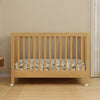 M6601HY,Babyletto,Maki Full-Size Folding Crib w/ Toddler Bed Conversion Kit in Honey
