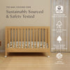 M6601HY,Babyletto,Maki Full-Size Folding Crib w/ Toddler Bed Conversion Kit in Honey