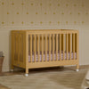 M6601HY,Babyletto,Maki Full-Size Folding Crib w/ Toddler Bed Conversion Kit in Honey