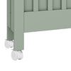 M6601LS,Babyletto,Maki Full Size Folding Crib w/ Toddler Bed Conversion Kit in Light Sage