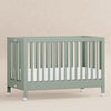 M6601LS,Babyletto,Maki Full Size Folding Crib w/ Toddler Bed Conversion Kit in Light Sage