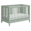 M6601LS,Babyletto,Maki Full Size Folding Crib w/ Toddler Bed Conversion Kit in Light Sage