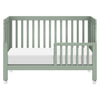M6601LS,Babyletto,Maki Full Size Folding Crib w/ Toddler Bed Conversion Kit in Light Sage