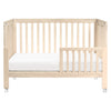 M6601NX,Babyletto,Maki Full-Size Folding Crib w/Toddler Bed Conversion Kit in Washed Natural