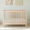 M6601NX,Babyletto,Maki Full-Size Folding Crib w/Toddler Bed Conversion Kit in Washed Natural